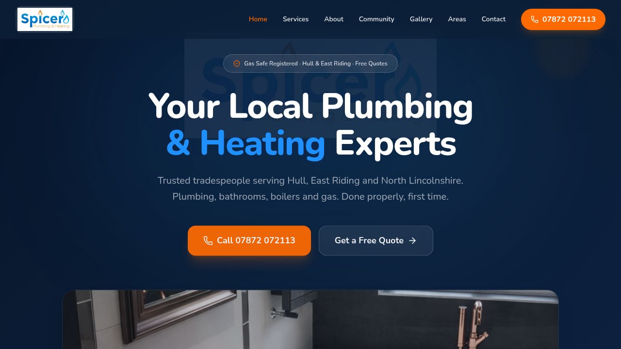 Spicer Plumbing and Heating Ltd | Plumbers in Hull & East Riding